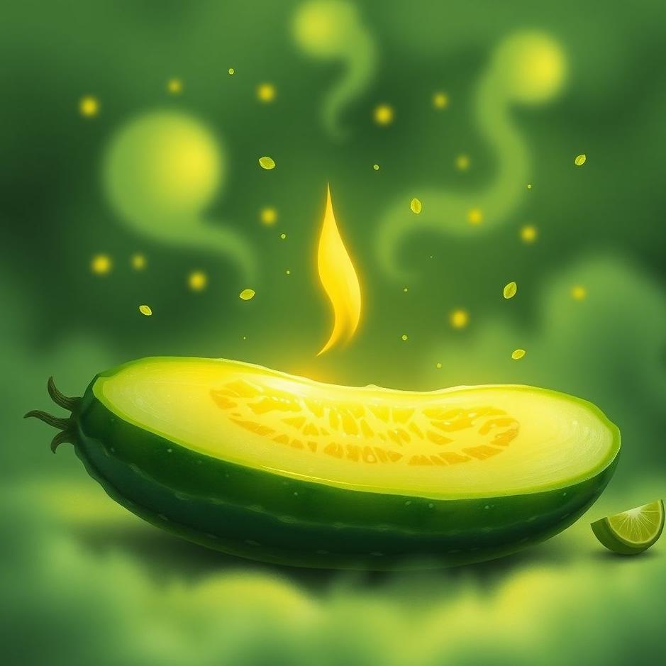 Dream : Cucumber and eating in a dream