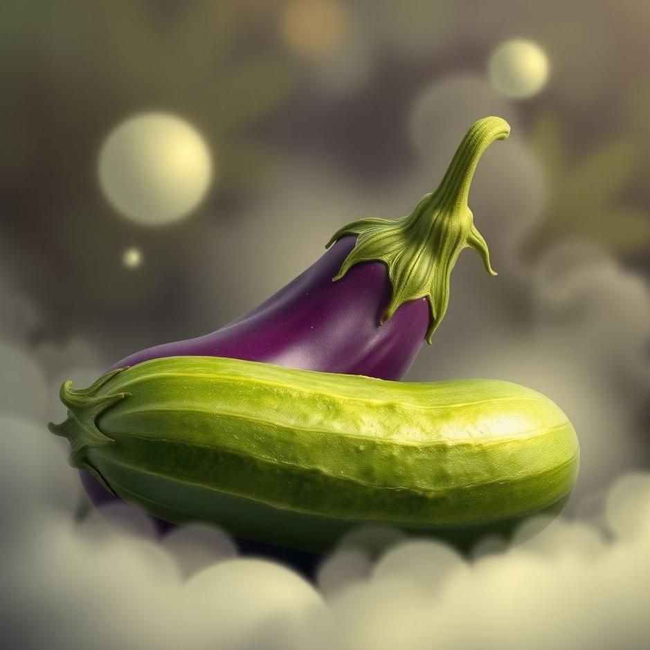 Dream : Cucumber and eggplant in a dream