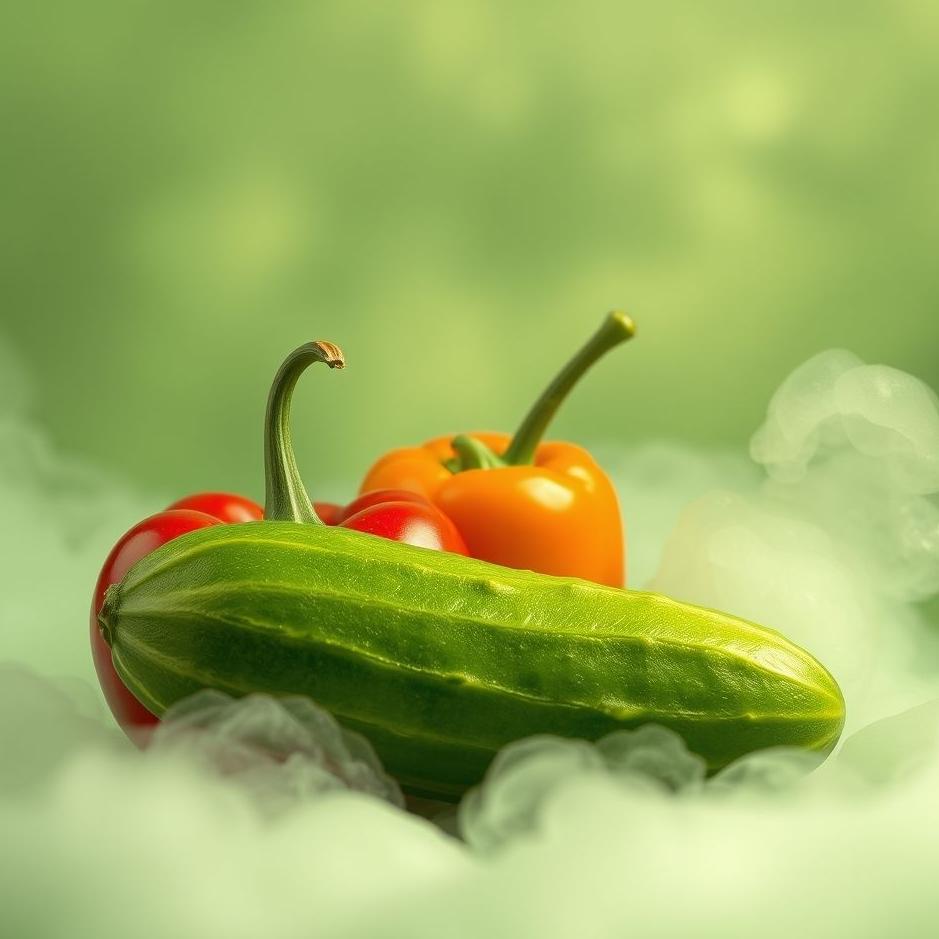 Dream : Cucumber and pepper in a dream