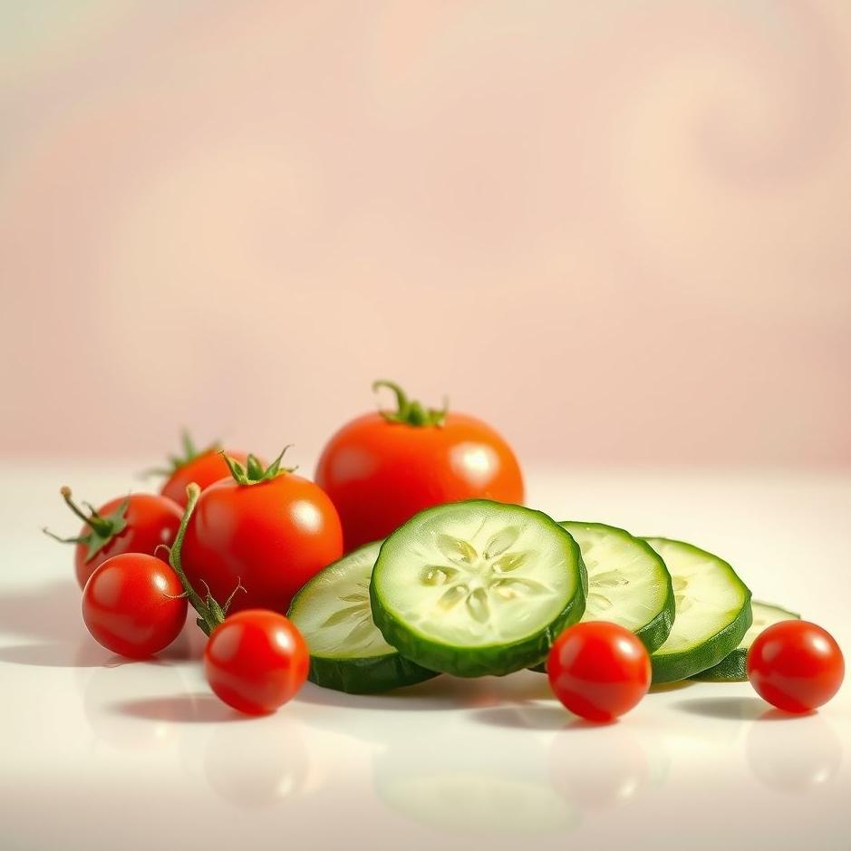Dream : Cucumber and tomato in a dream
