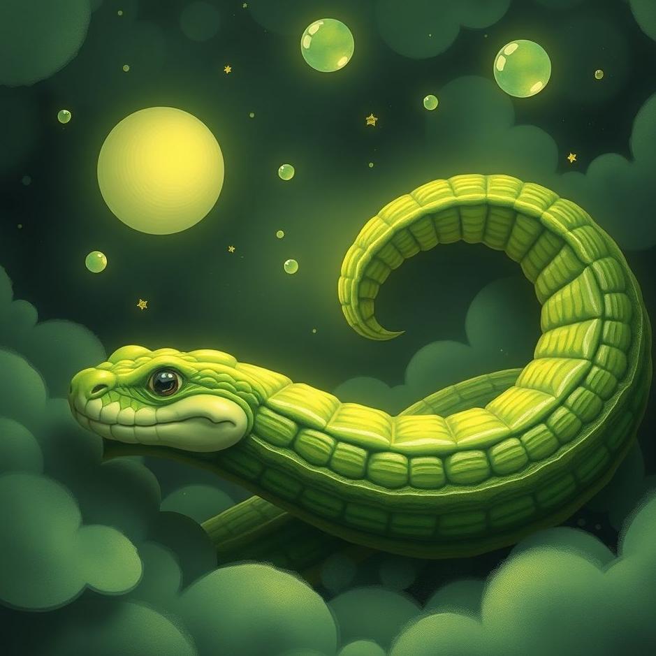 Dream : Cucumber turning into a snake in a dream