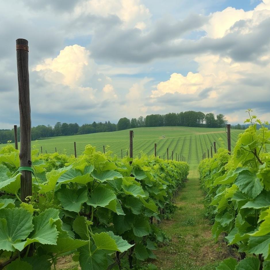 Dream : Cucumber vineyard in a dream