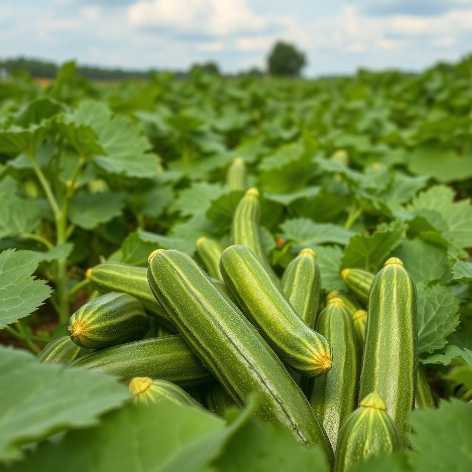 Dream : Cucumbers collected in a cucumber field in a dream