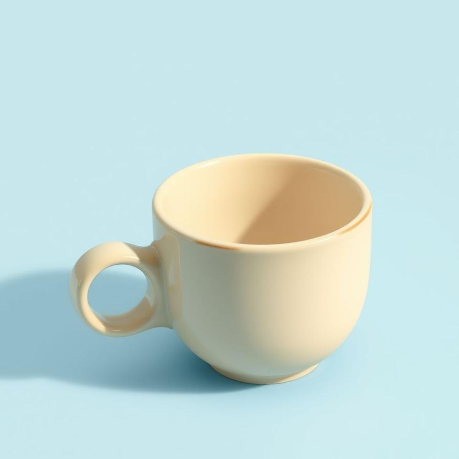 Dream : Cup without a handle in a dream