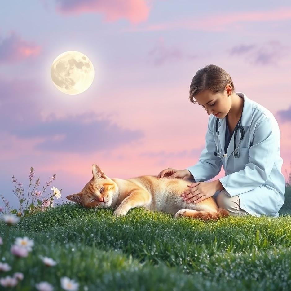 Dream : Cure a cat in a dream