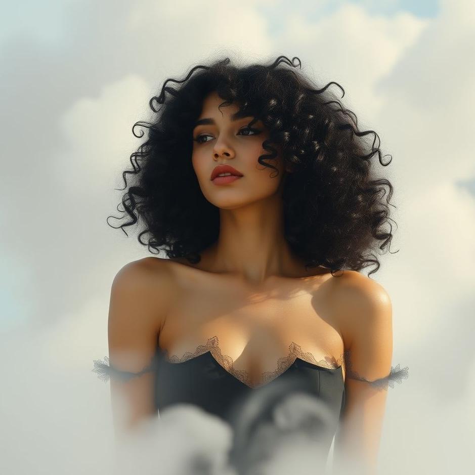 Dream : Curly black hair in a dream