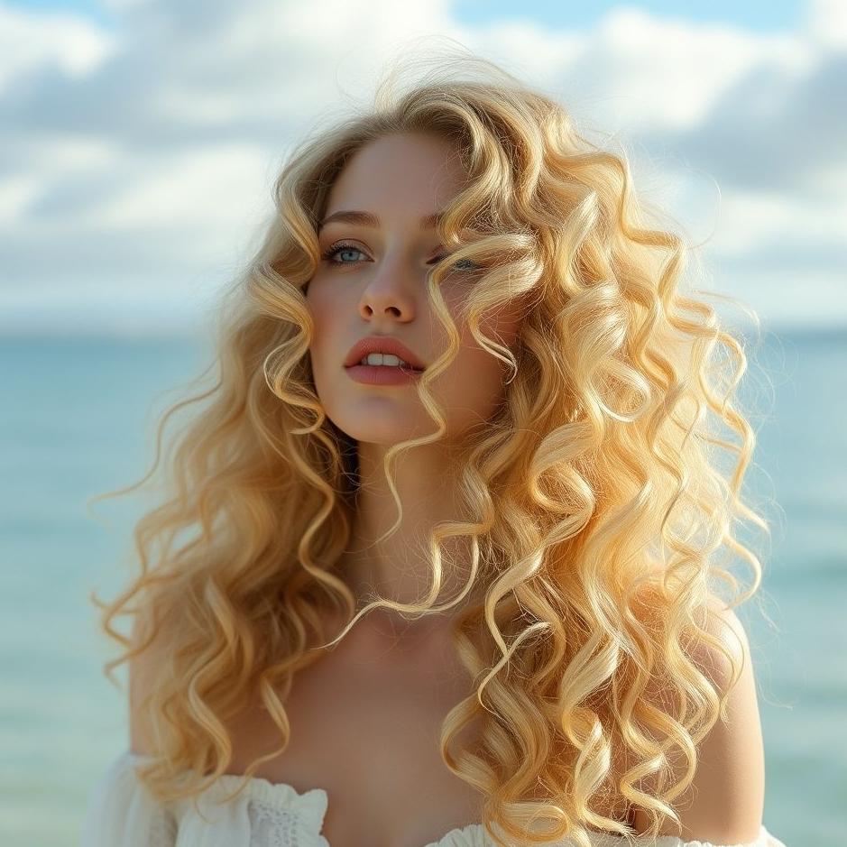 Dream : Curly blonde hair in a dream