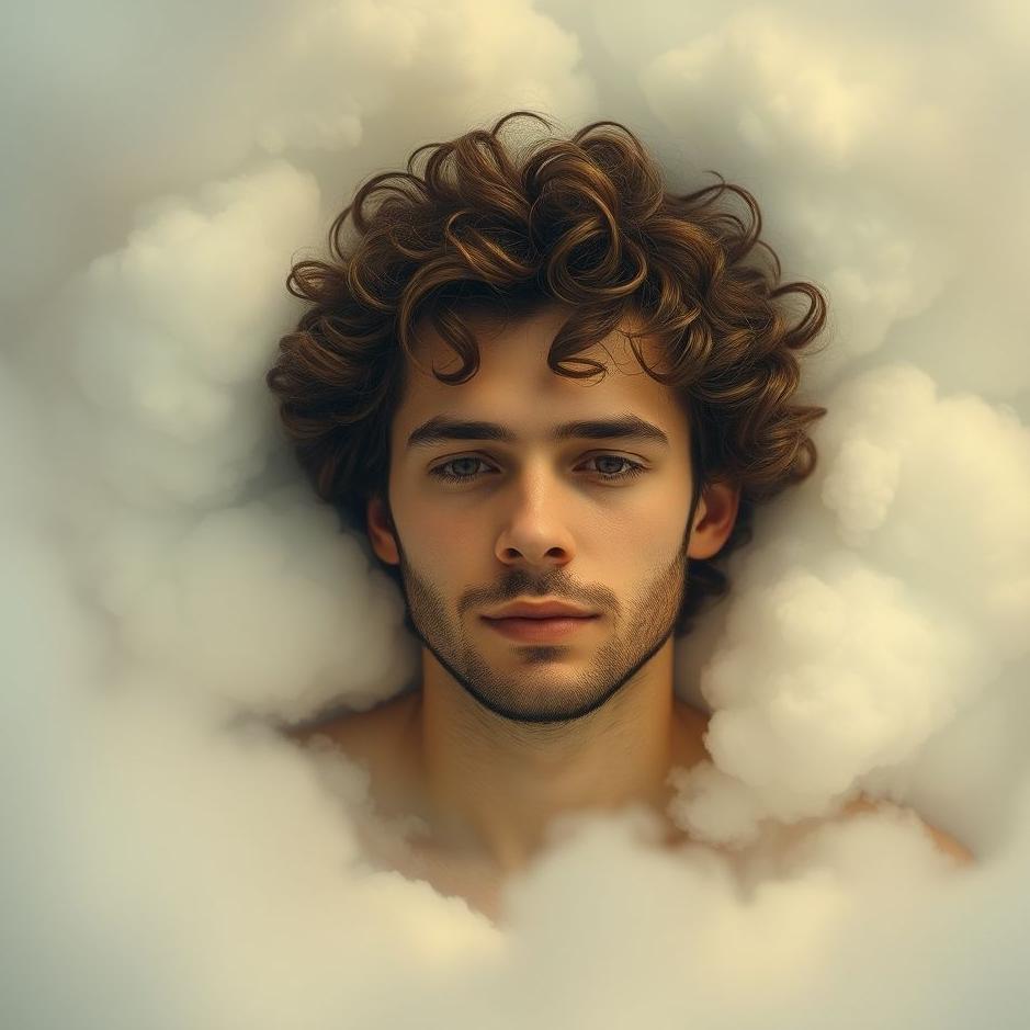 Dream : Curly-haired man in a dream