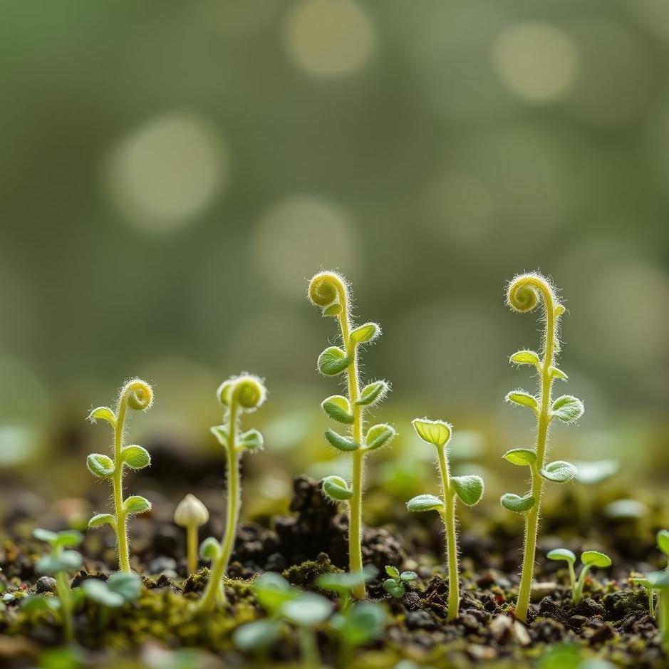 Dream : Curly seedlings in a dream