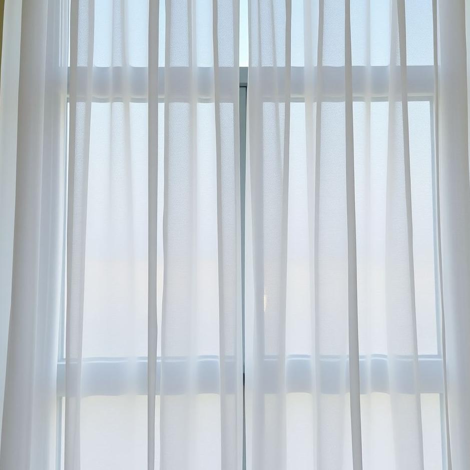 Dream : Curtains on the glass 