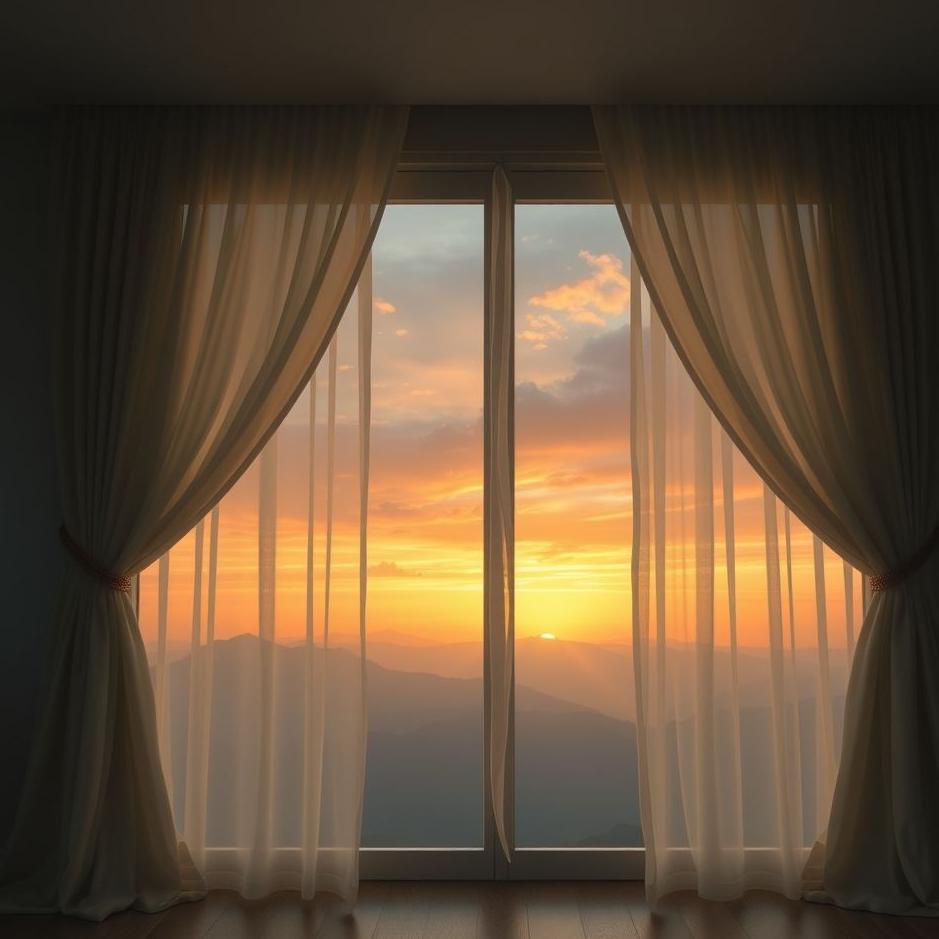 Dream : Curtains opening and closing in a dream