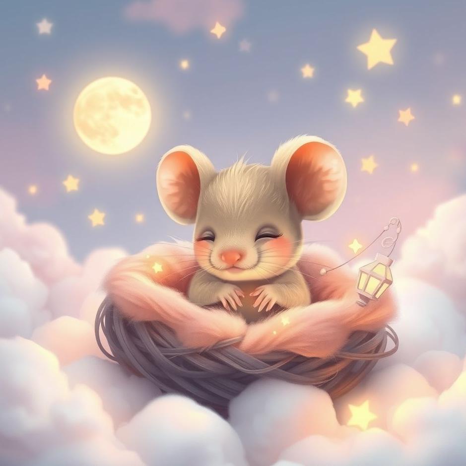 Dream : Cute mouse in a dream