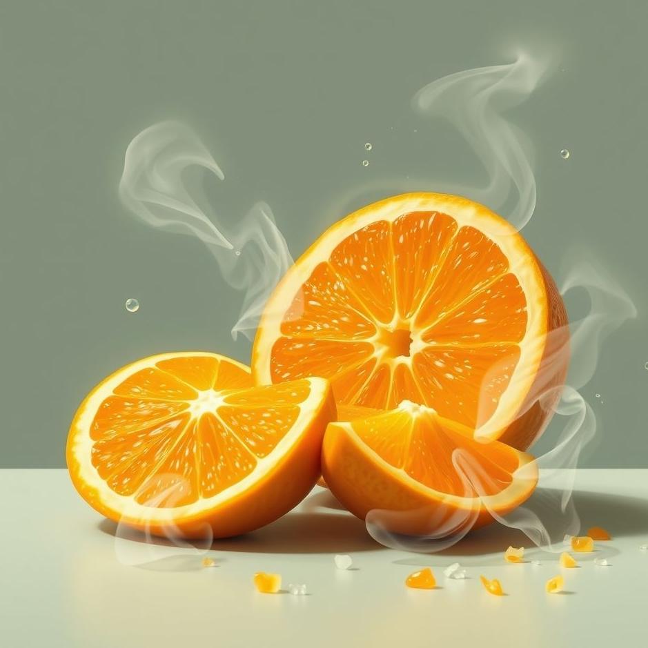 Dream : Cutting an orange in a dream