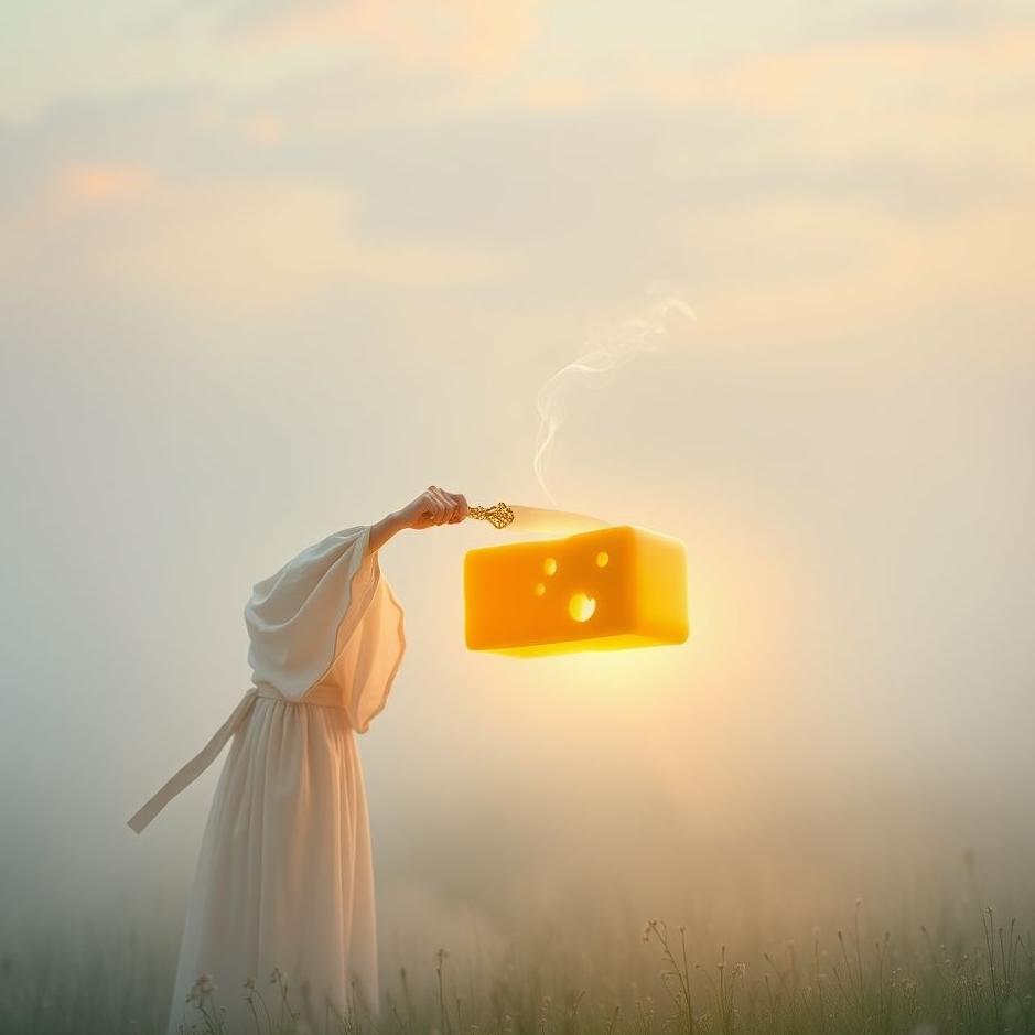 Dream : Cutting cheese in a dream