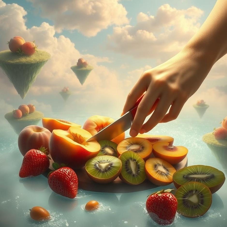 Dream : Cutting fruit in a dream
