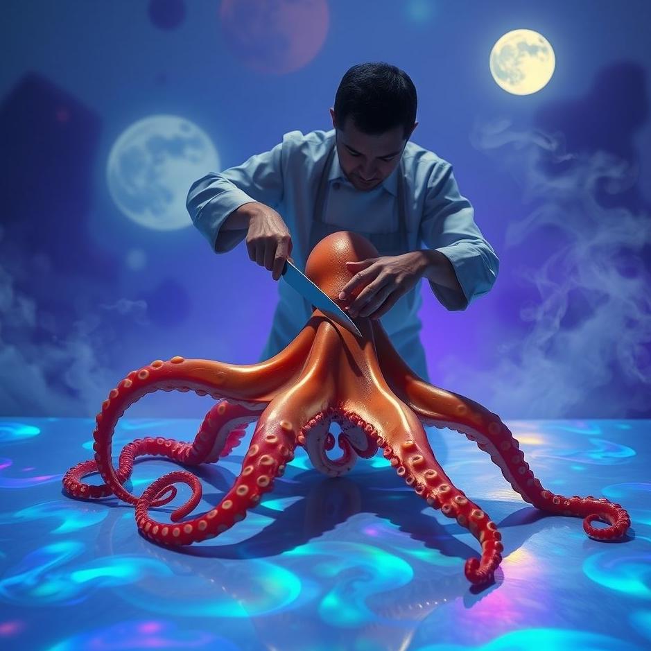 Dream Dictionary : Cutting octopus in the dream