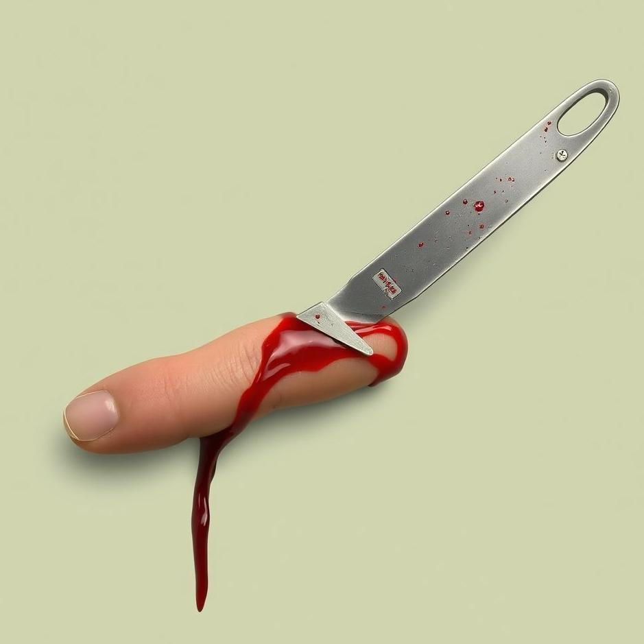 Dream : Cutting off a finger and bleeding