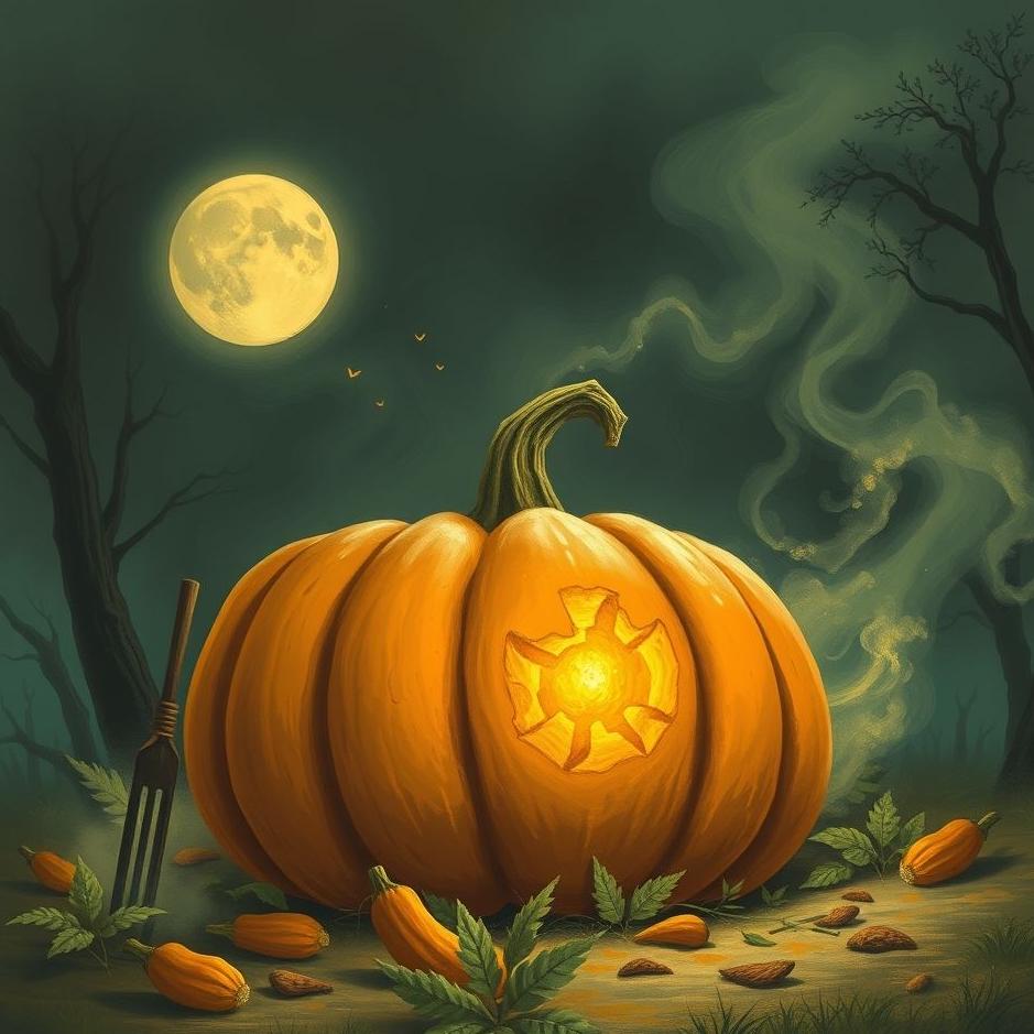 Dream : Cutting pumpkin in a dream