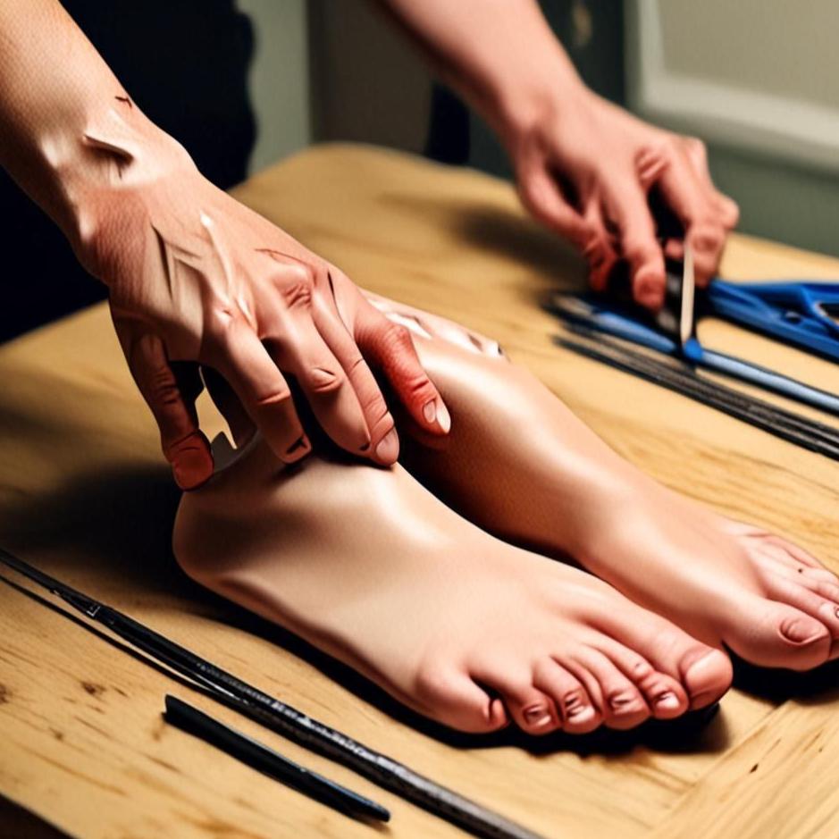 Dream : Cutting the foot body in the dream