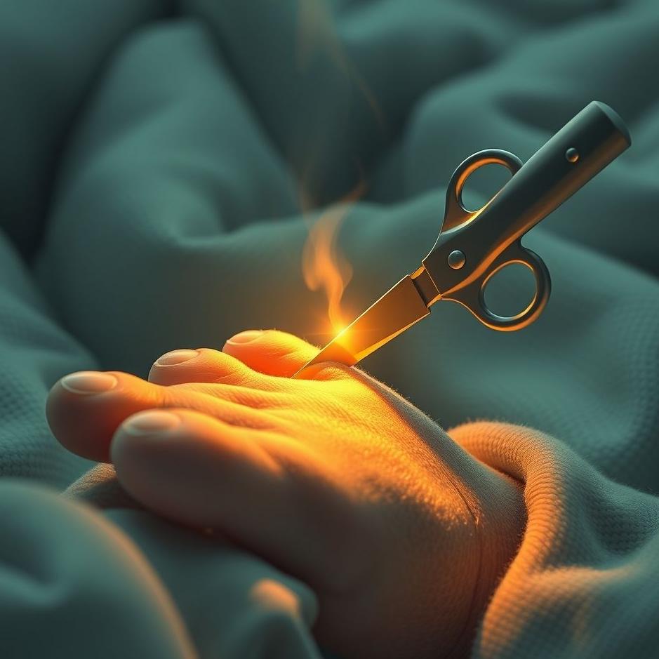 Dream : Cutting the foot thumb in the dream