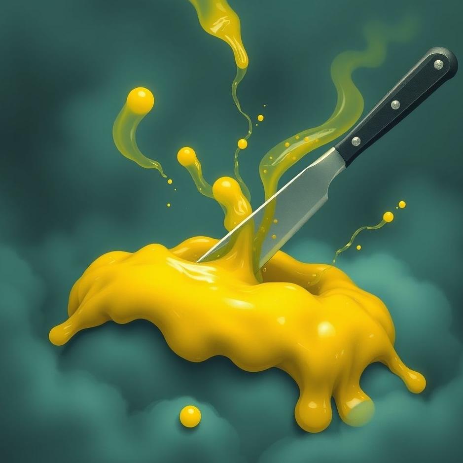 Dream : Cutting yellow phlegm in a dream