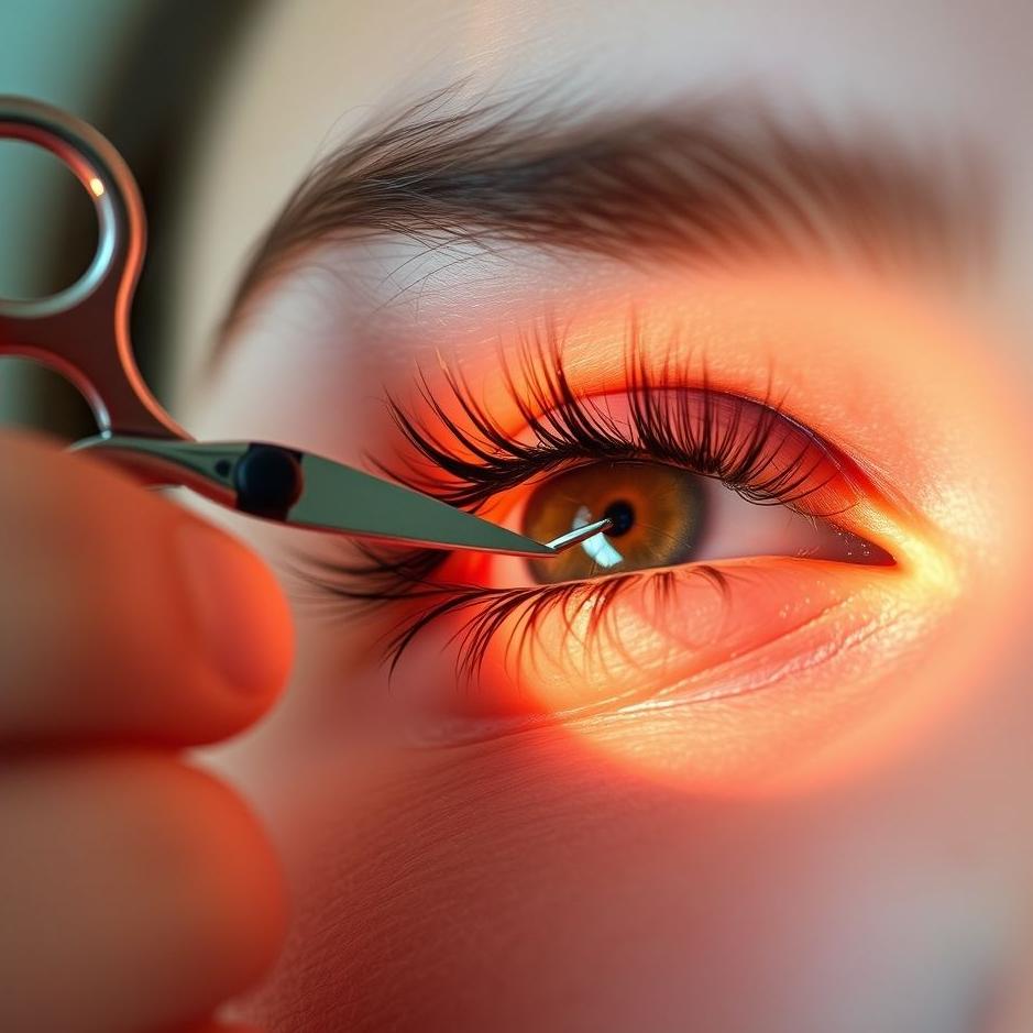 Dream : Cutting your eyelashes in a dream