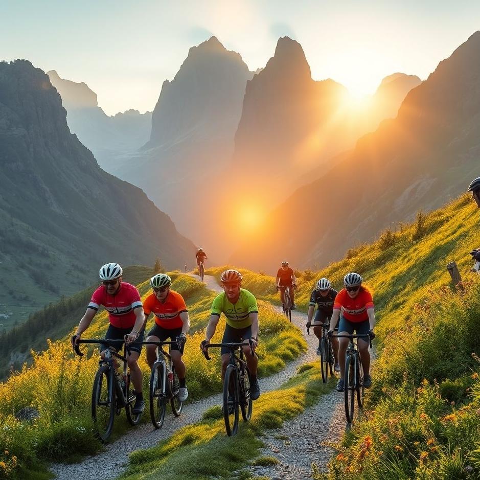 Dream : Cycling to the mountain 
