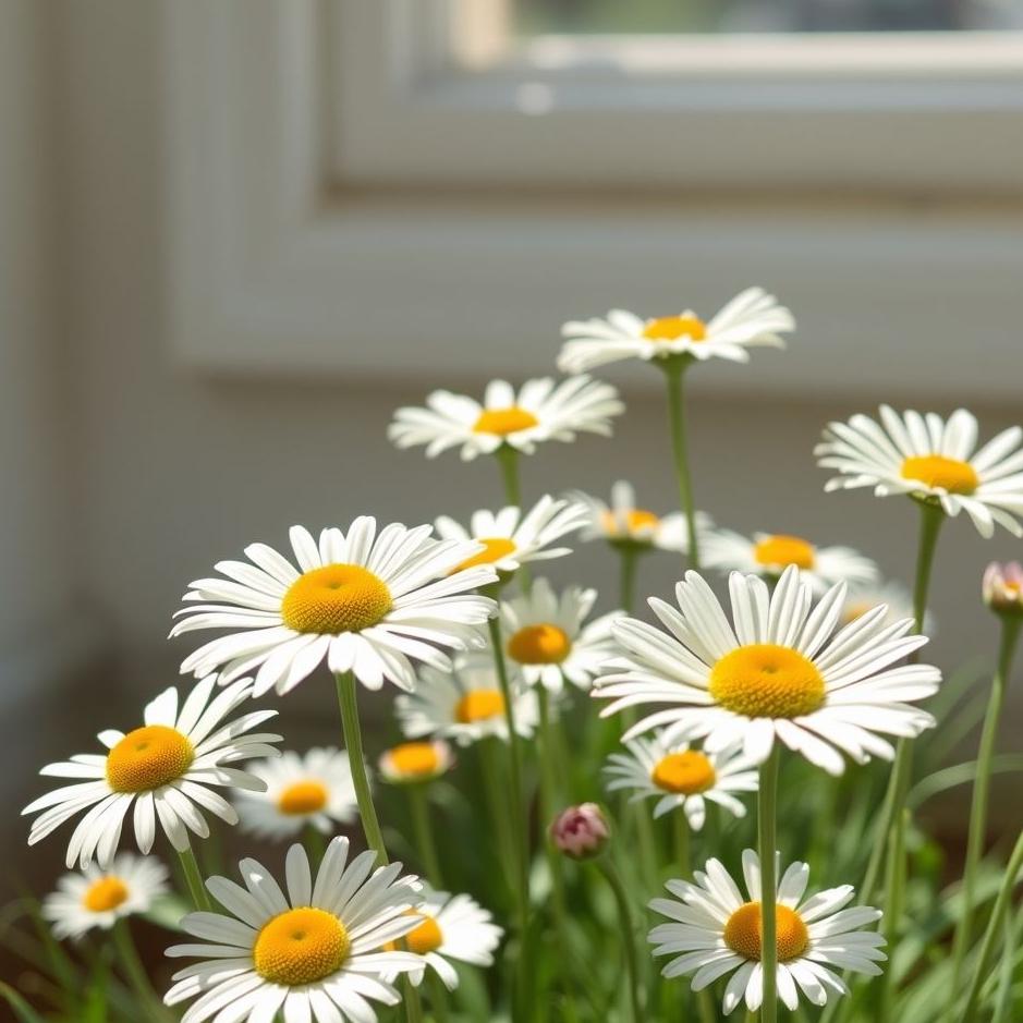 Dream : Daisies at home in a dream