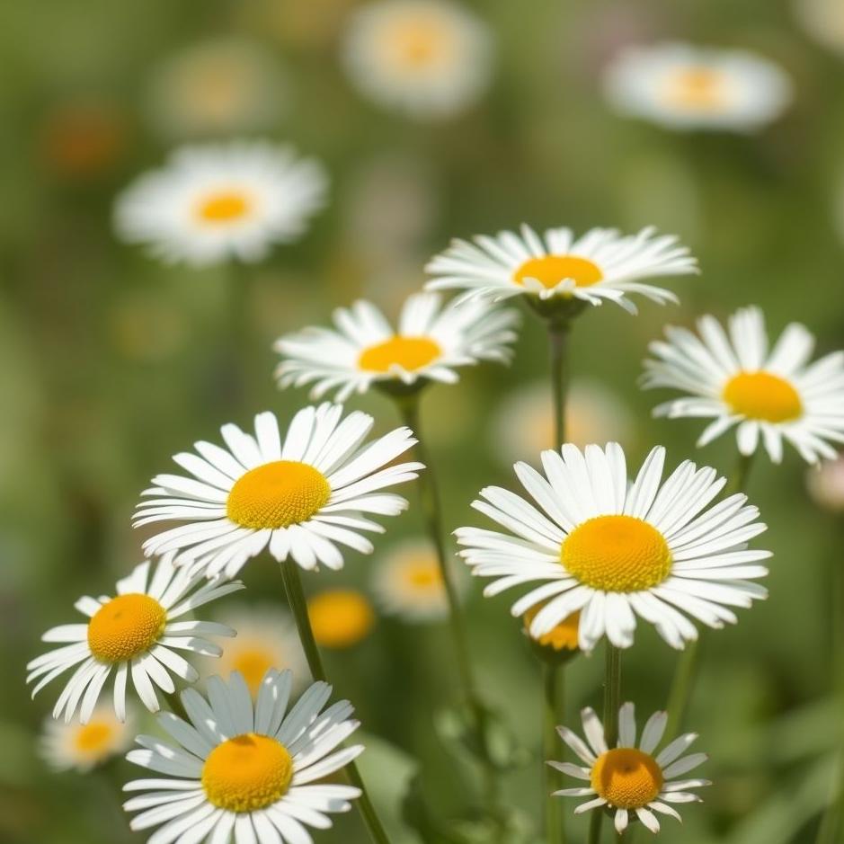 Dream : Daisy flowers in a dream