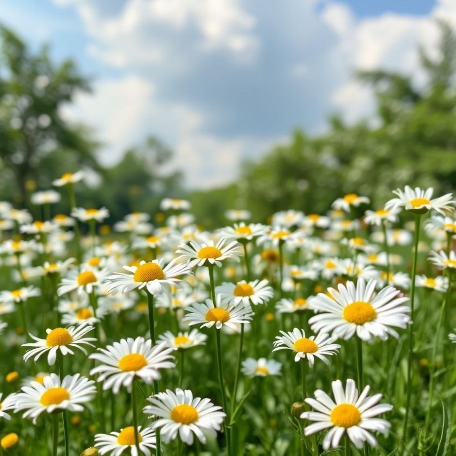 Dream : Daisy garden in a dream