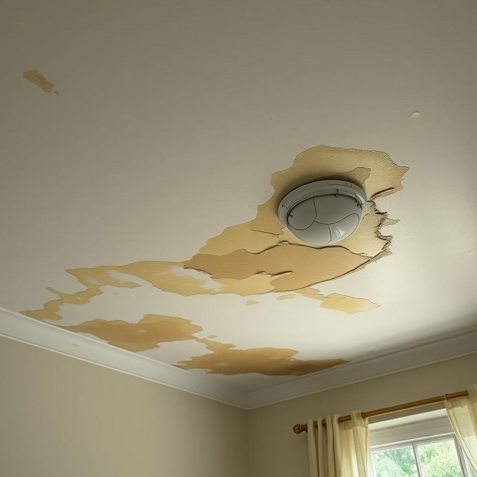 Dream : Dampness on the ceiling of the house in a dream