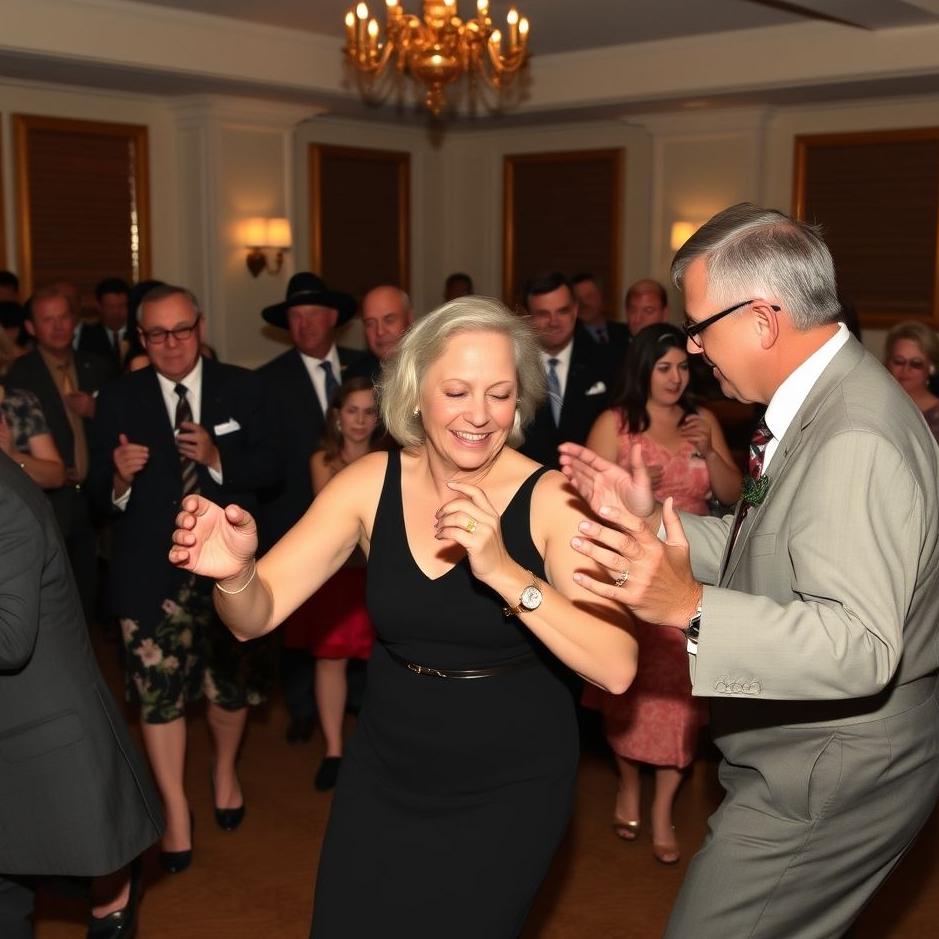 Dream : Dancing at a funeral 