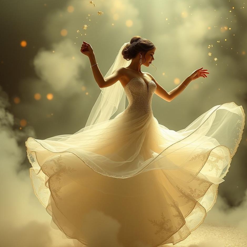 Dream : Dancing bride in a dream