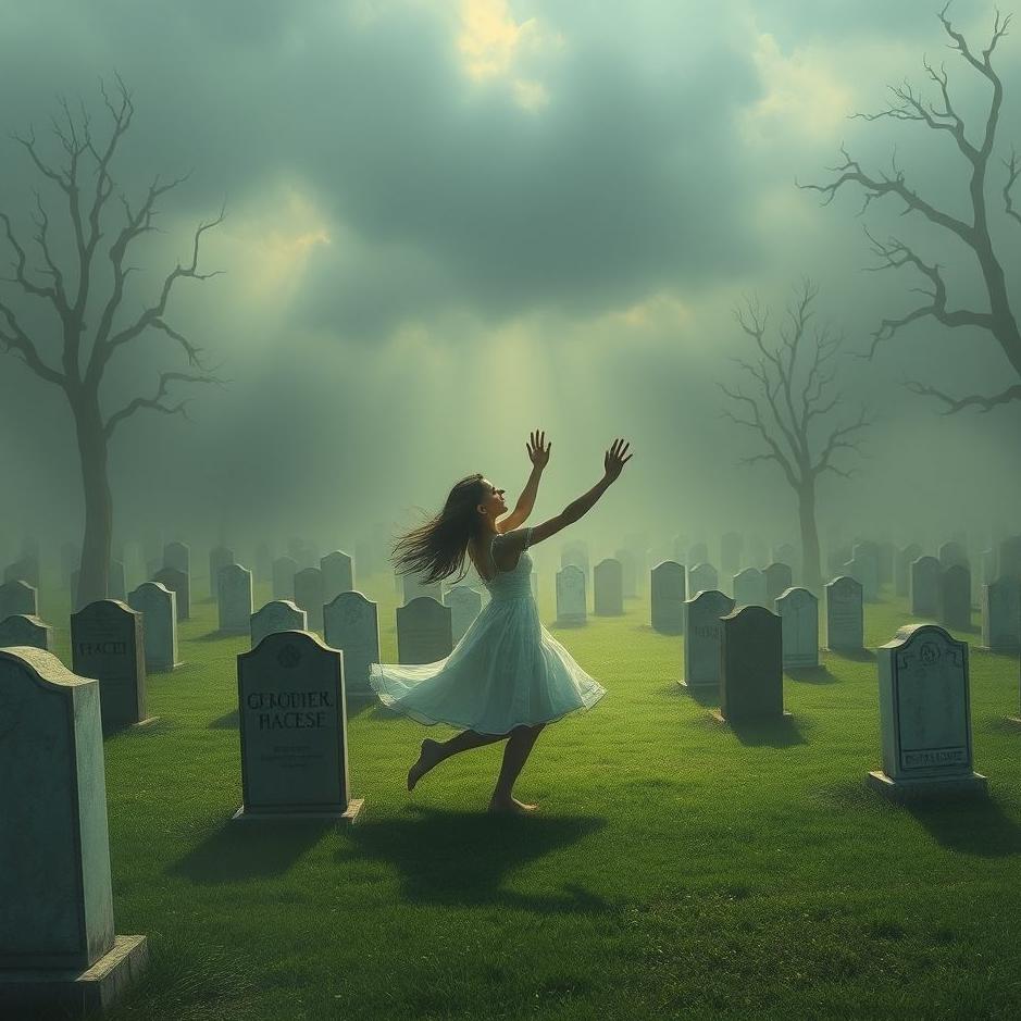 Dream : Dancing in a cemetery in a dream
