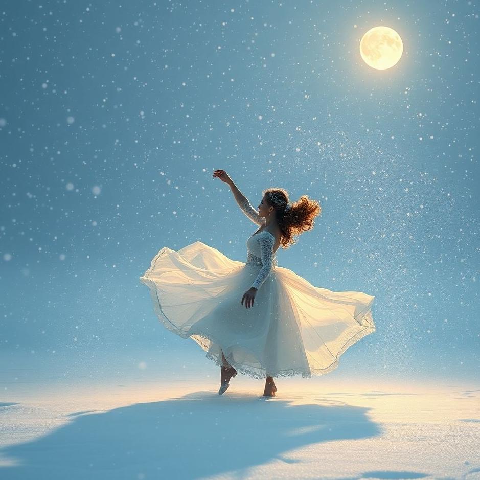 Dream : Dancing in the snow in a dream