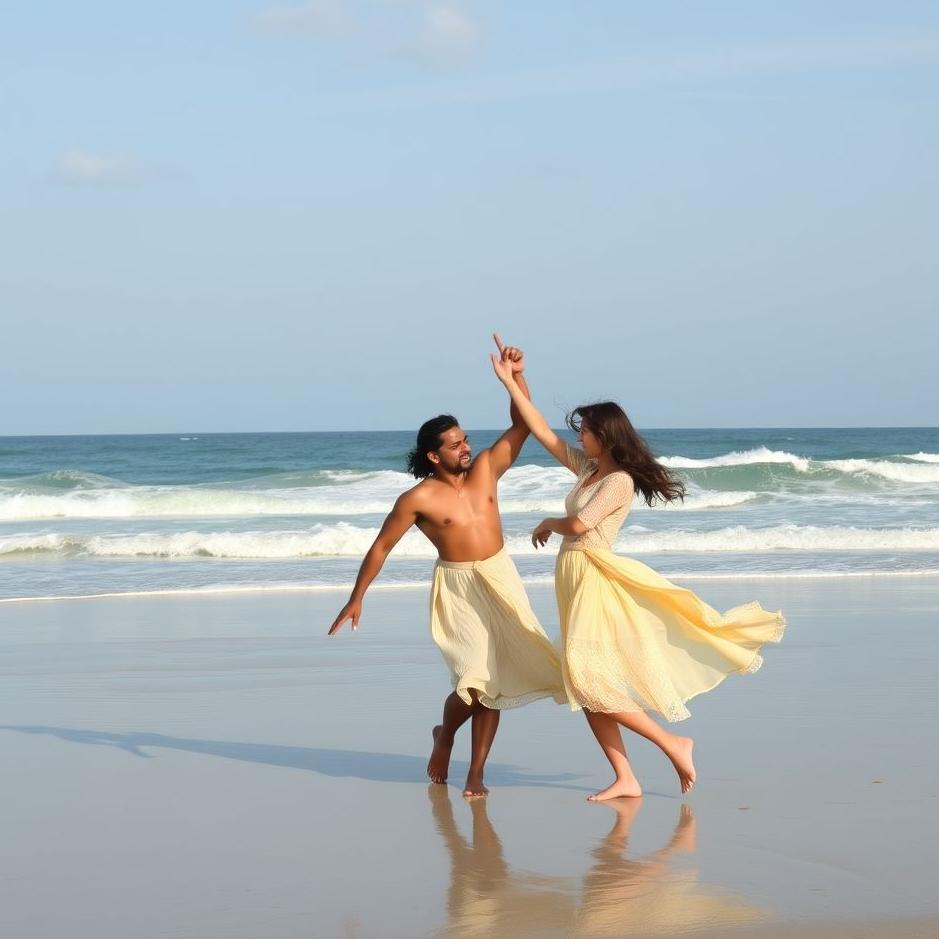 Dream : Dancing on the beach