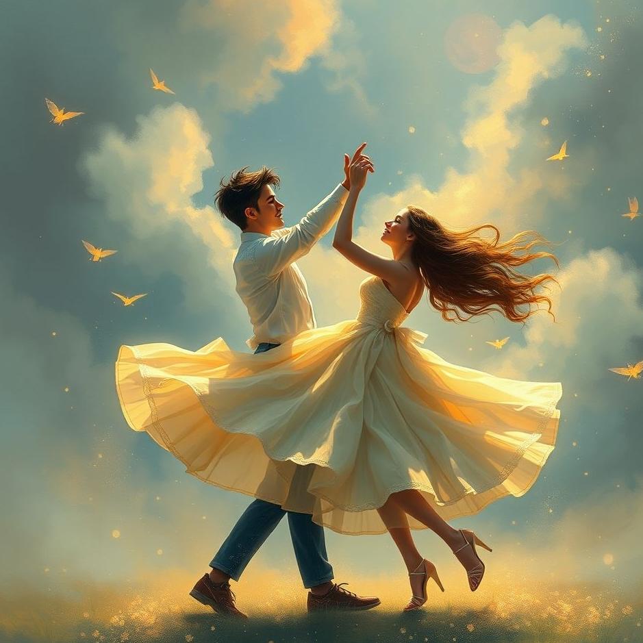 Dream : Dancing with a beautiful girl in a dream
