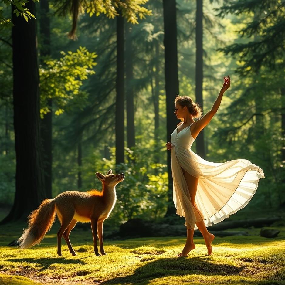 Dream : Dancing with an animal