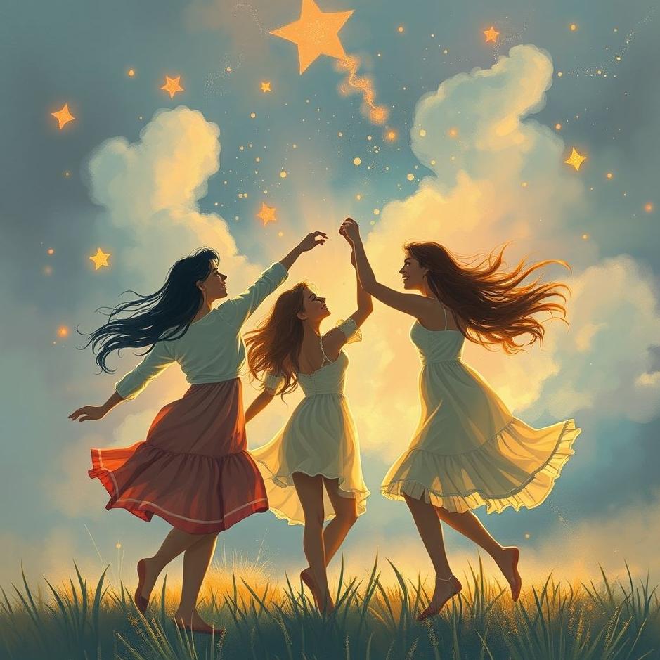 Dream : Dancing with friends in the dream