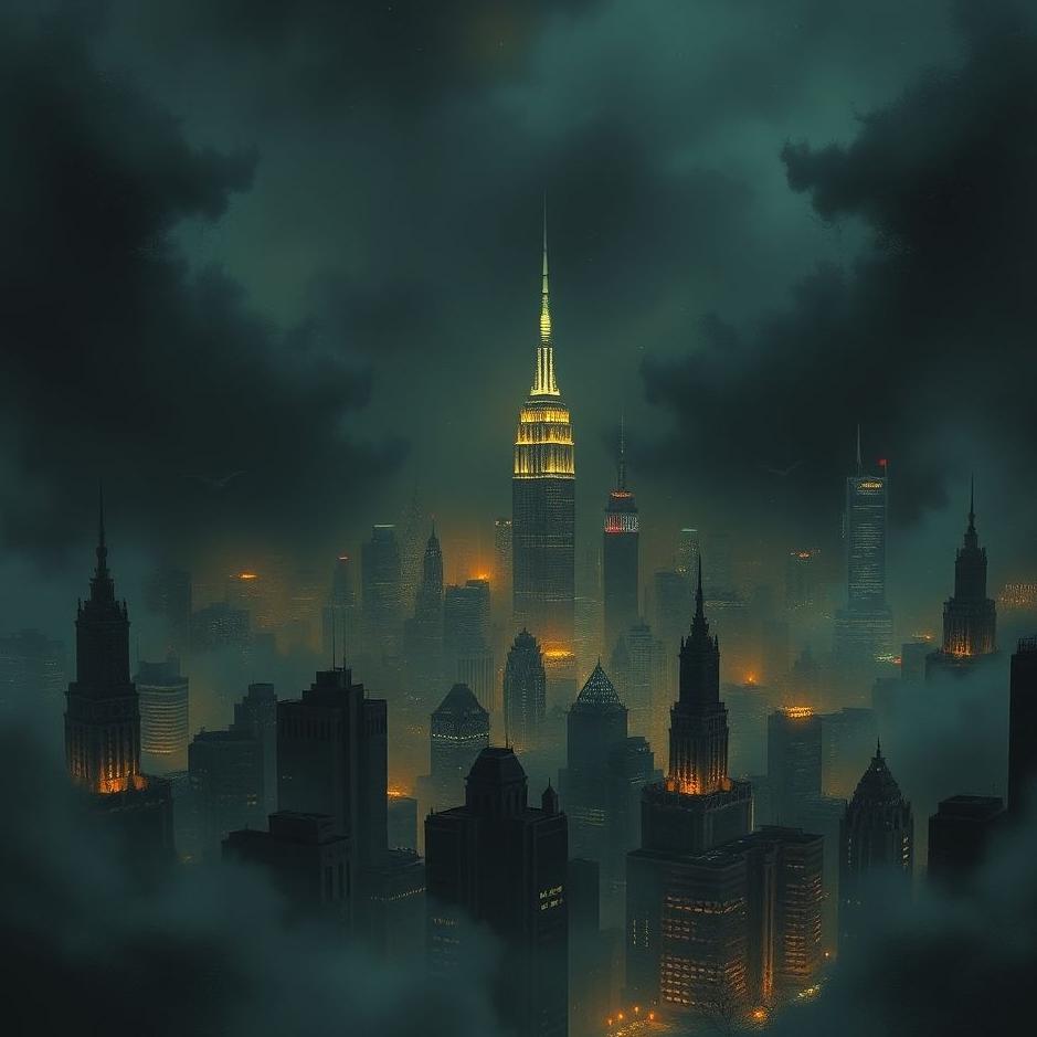 Dream : Dark city in a dream