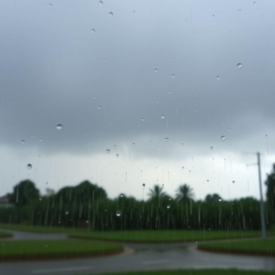 Dream : Dark cloudy rain in a dream