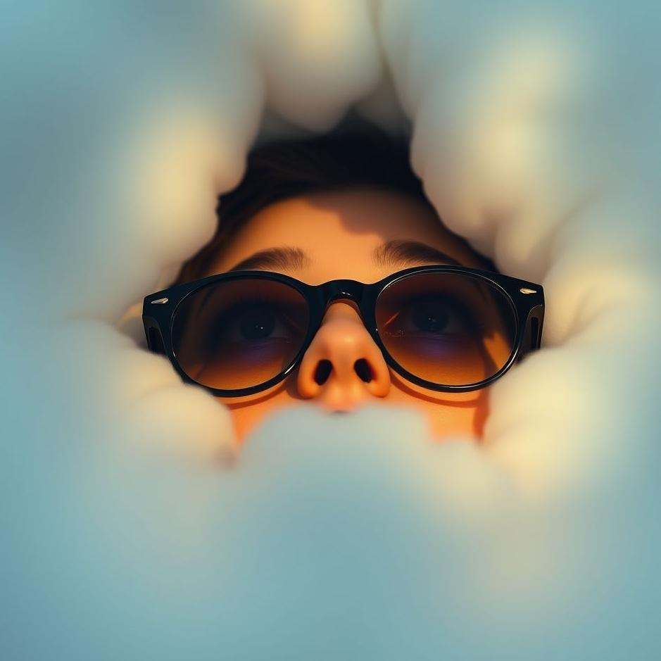 Dream : Dark glasses in a dream