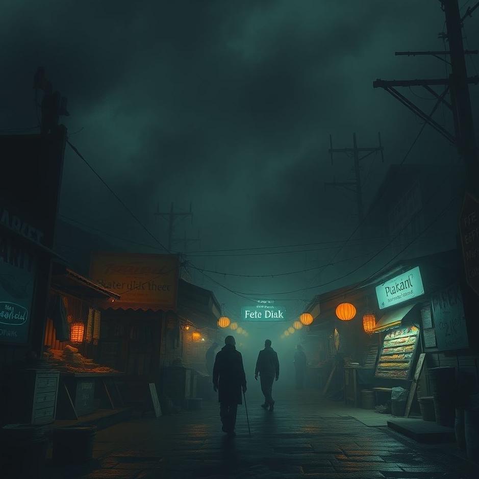 Dream : Dark market in a dream