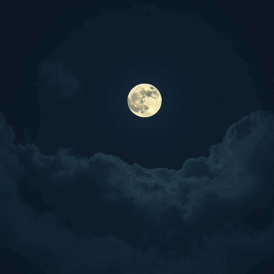 Dream : Dark moon in a dream