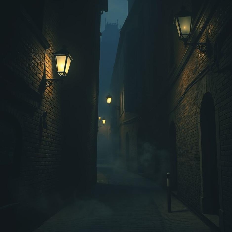 Dream : Dark narrow street in a dream