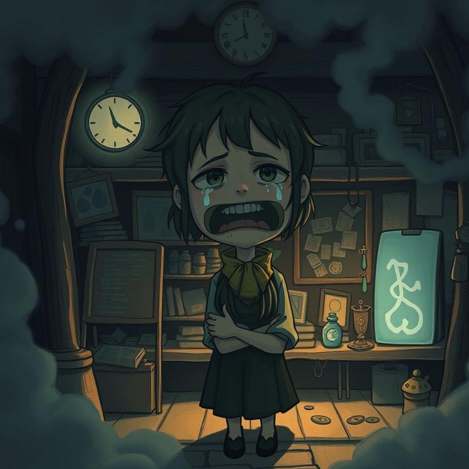 Dream : Dark shop in a dream