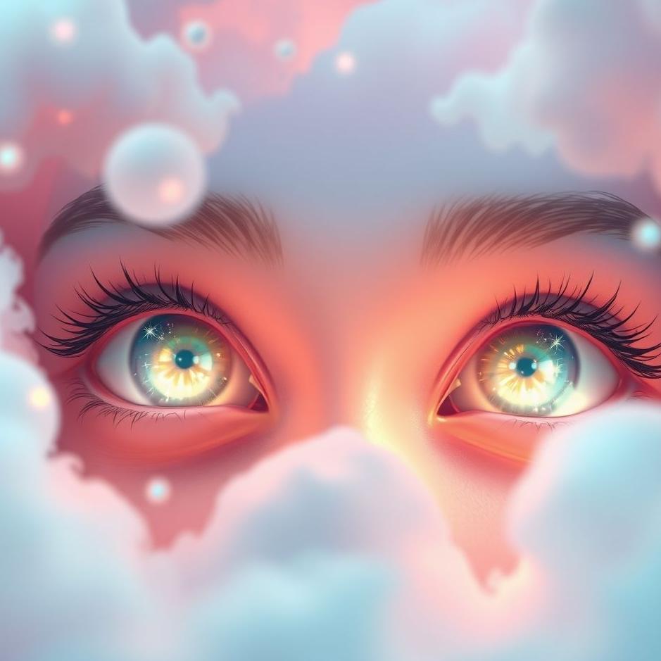 Dream : Dazzled eyes in a dream