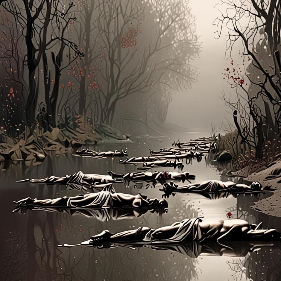 Dream : Dead bodies in a river in a dream