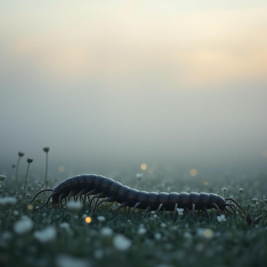 Dream : Dead centipede in a dream