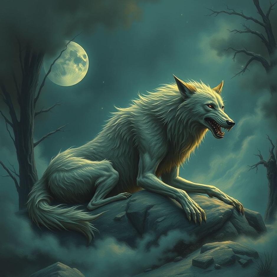 Dream : Dead wolf in a dream